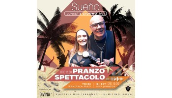 Sueno – Pranzo spettacolo in spiaggia – lunedì 2 giugno 2025 2 Giugno 2025