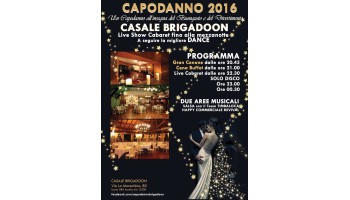 Capodanno ristorante Brigadoon 2016 31 Dicembre 2015