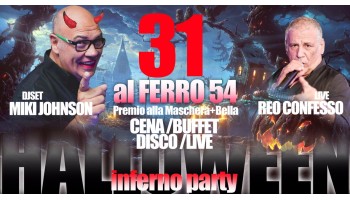 Ferro 54 Halloween 31 ottobre – Live  e Disco 31 Ottobre 2017