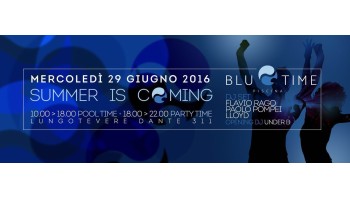 Blu Time mercoledì 29 giugno –  Piscina & Discoteca – Pool Party 29 Giugno 2016