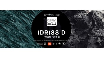 Room 26 sabato 18 marzo 2017 – IDRISS D 18 Marzo 2017